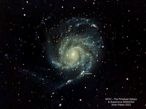 M101 (Pinwheel Galaxy) amp; Supernova SN2023ixf